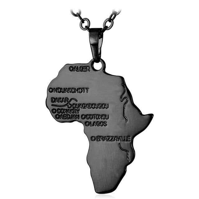 Map of Africa Necklaces