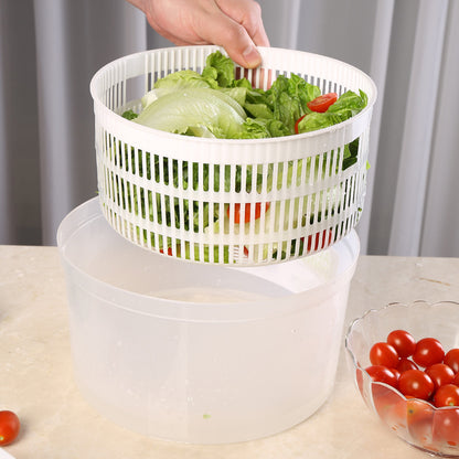 Vegetable Dehydrator Household Salad Dumping Water Large Kitchen Washing Vegetable Draining Basket Vegetable Dry Dehydrator