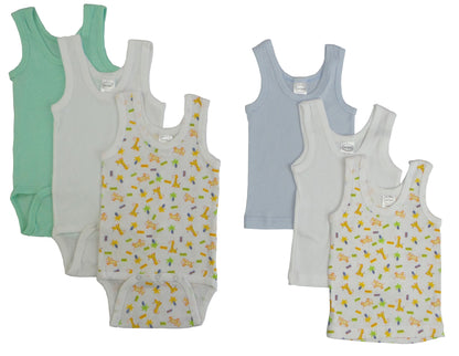 Boys' Printed Tank Top 6 Pack