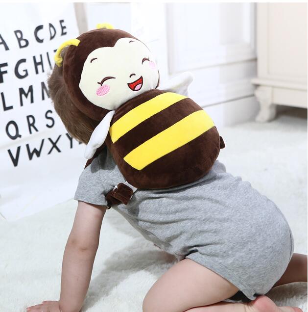 Cute Baby Infant Toddler Newborn Head Back Protector Safety Pad Harness Headgear Cartoon Baby Head Protection Pad