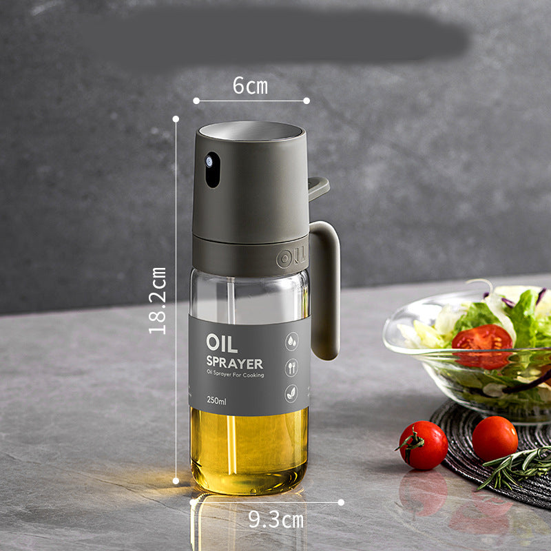 Oil Spray Bottle 250ml High Borosilicate Glass Cooking Oil Dispensers Olive Oil Sprayer Mister