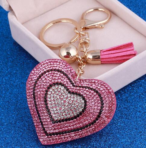 Romantic Heart Jewelry Keychain