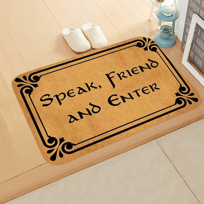 Welcome Doormat Entrance Anti-Slip Mat Hallway 10 Patterns Printed Carpet For Room Bedroom Home Kitchen Door Mat Art Pad