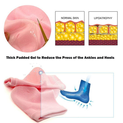 Silicone Moisturizing Gel Heel Socks For Cracked Dry Foot Skin Care Protectors Sock 1 Pair/2pcs