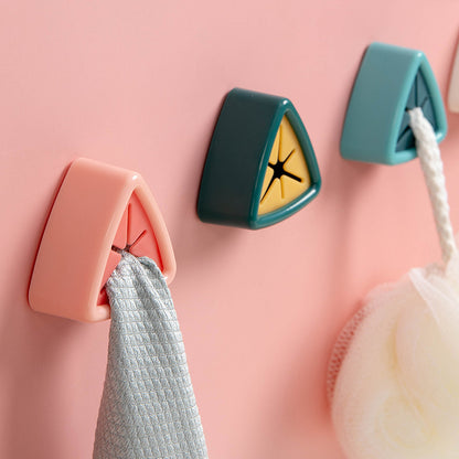 Towel Plug Hole-Free Storage Hook Household Rag Plug Hanger Towel Towel Wash Towel Towel Rack