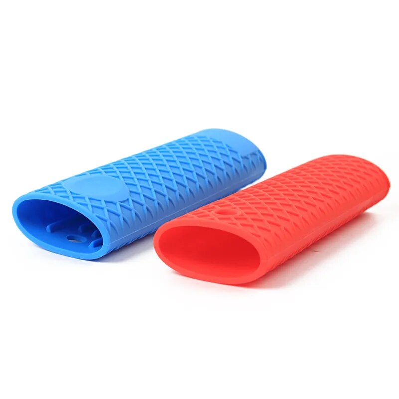 1Pcs Cookware Parts Unique Kitchen Silicone Pot Pan Handle Saucepan Holder Sleeve Slip Cover Grip Cookware Parts Random Color