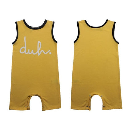 Baby Boys Romper Girls Summer Sleeveless Jumpsuit Cactus Letter Printing Infant Newborn Clothes Tiny Cottons Rompers