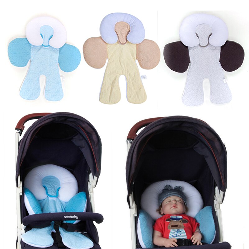 Baby Pusher Pad Thick Baby Protective Cotton Pad Two-sided Upholstered Child Safety Seat Cushion