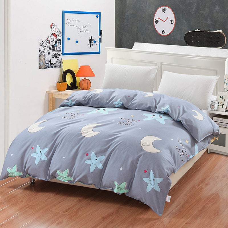 100% Cotton Nordic Style Bedding Set 4pcs Quilt Cover Geometric King Queen Twin Duvet Cover Bed sheet Fitted sheet Pillowcase