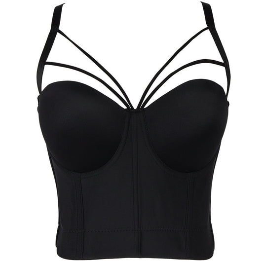 Triangle Camisole Female Shaping Corset Cotton Underwear With Steel Ring Open Back Can Be Worn Daily