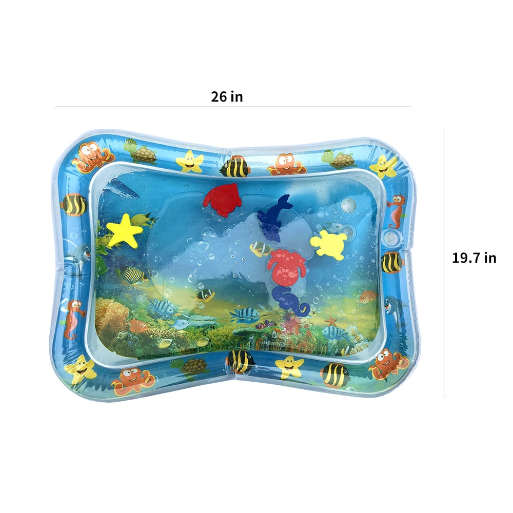 Baby Kids water play mat Inflatable thicken PVC infant Tummy Time Playmat Toddler Fun Activity Play Center water mat for babies