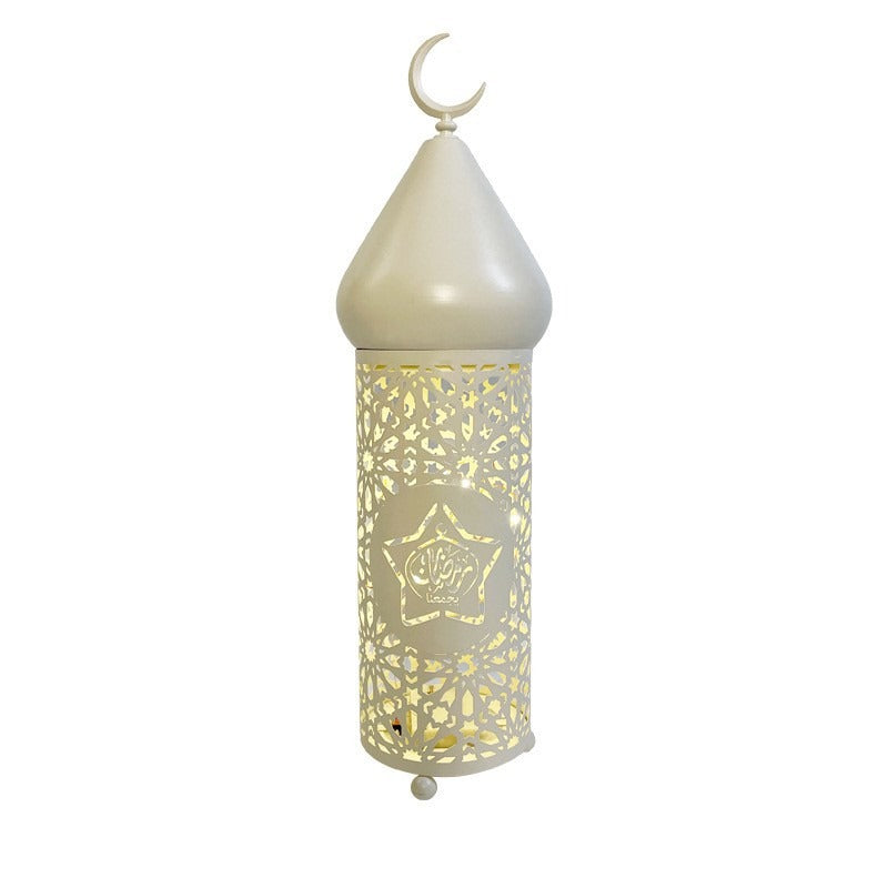 Led Lantern Eid Festival Ramadan Iron Lantern Middle East Decorative Arts And Crafts Decoration Bullet Head