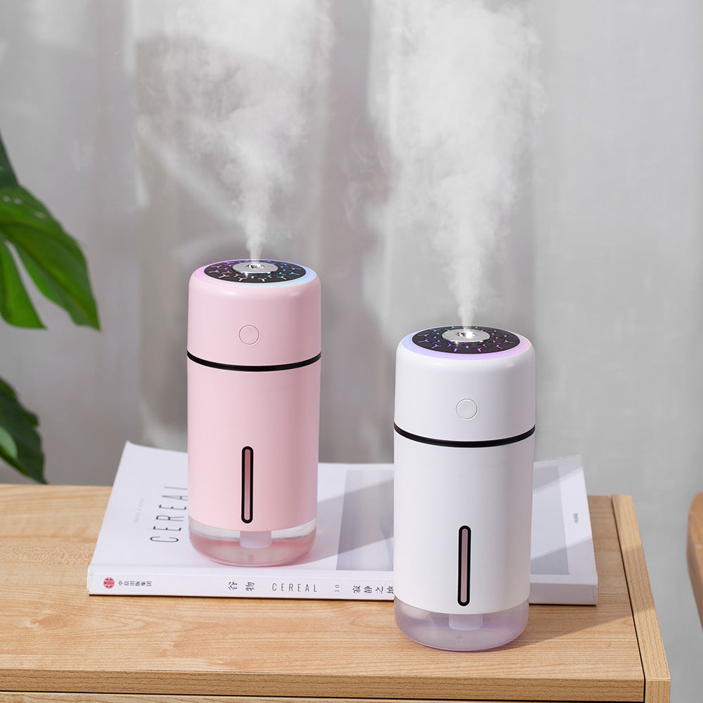 New Car Indoor Available Small USB Rainbow Humidifier Colorful Marquee Design Atomizer