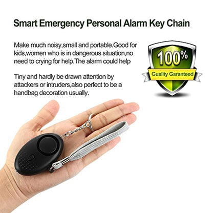 Self Defense Alarm 140dB Security Protect Alert Scream Loud Emergency Alarm Keychain Personal Safety For Women Child Elder Girl