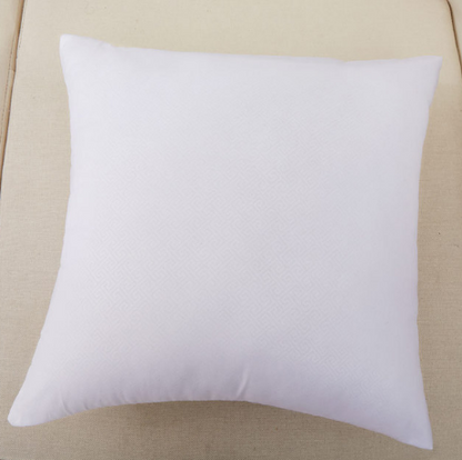 Square White Peached Fabric Cushion Insert Decorative Pillows PP cotton filling 450g for 45x45cm