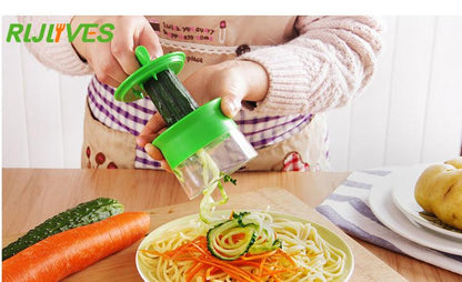 Vegetable Fruit Spiral Slicer Carrot Cucumber Grater Spiral Blade Cutter Salad Tools