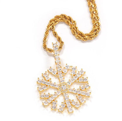 Snowflake Pendants Necklaces