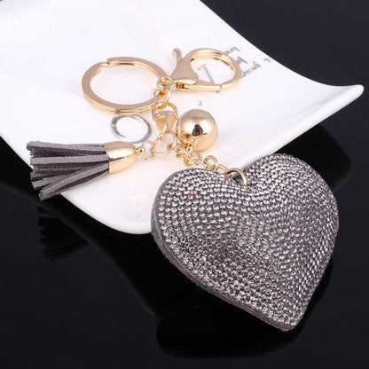 Romantic Heart Jewelry Keychain