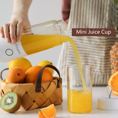 350ml Portable Electric Fruit Juicer USB Rechargeable Smoothie Blender Machine Mini Fruit Mixer Cup Juicing Cup Kitchen Mixer