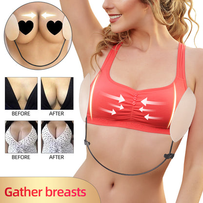 Frontless Bra Shaper Breast Patch Thin Silicone Solid Breast Patch Body Shaper