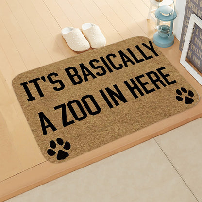 Welcome Doormat Entrance Anti-Slip Mat Hallway 10 Patterns Printed Carpet For Room Bedroom Home Kitchen Door Mat Art Pad