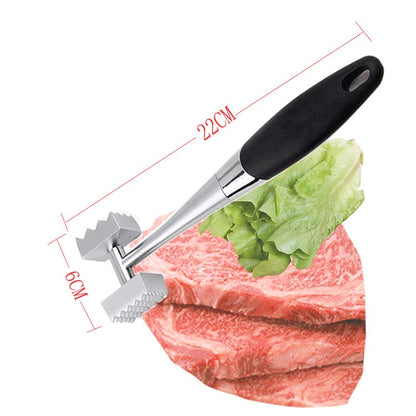 Spot Export to Europe Steak Hammer Knock Meat Hammer Loose meat hammer Stainless Steel Zinc Alloy Loose Meat Hammer Kitchen