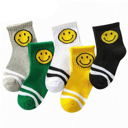 10 Pairs/Lot Boys Socks for Kids Children Toddler Casual Elastic Cotton Socks Wholesale 1-12 Years