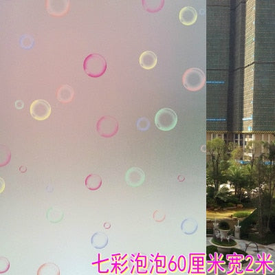 60x200cm Film On Glass Self Adhesive Window Film Window Sticker Glass Film Paper Adhesive Decoration Glass Sticker