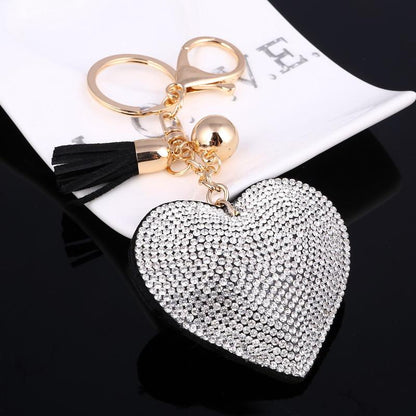 Romantic Heart Jewelry Keychain