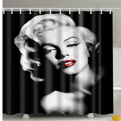 Africanwoman Waterproof Shower Curtain Home Bathroom Curtains with Bath Curtain