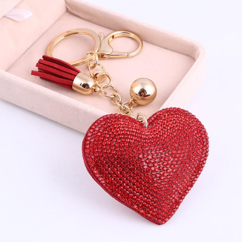 Romantic Heart Jewelry Keychain