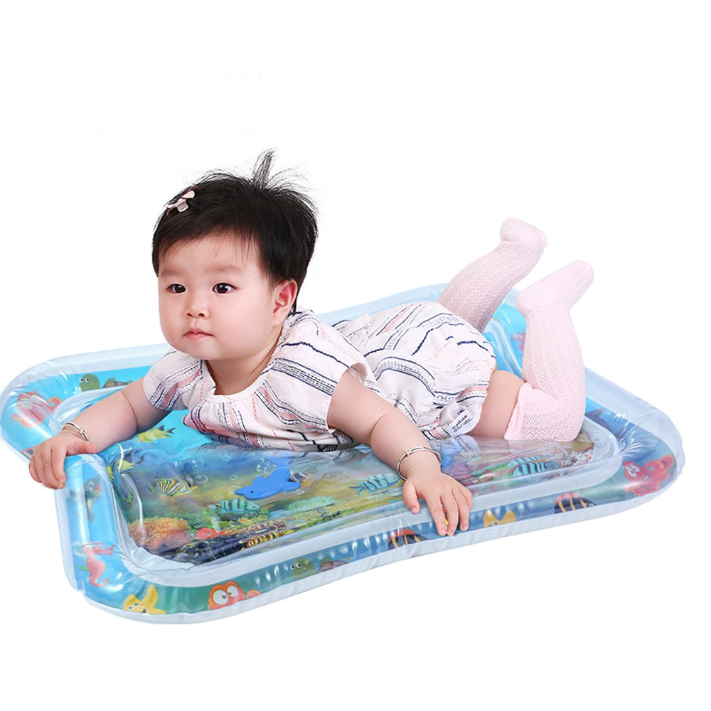 Baby Kids water play mat Inflatable thicken PVC infant Tummy Time Playmat Toddler Fun Activity Play Center water mat for babies