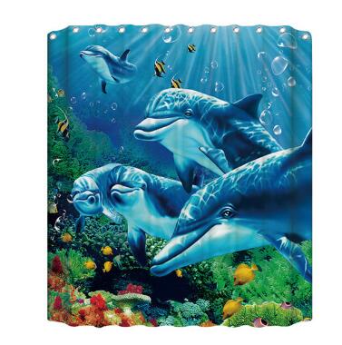 3D Colorful Shower Curtain Bathroom Curtain  Bath Decor Shower Curtains