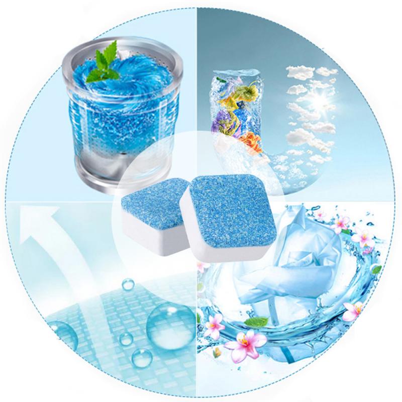 Tab washing machine cleaner laundry expert deep cleaning Detergent remover Effervescent Tablet Washer Cleaner