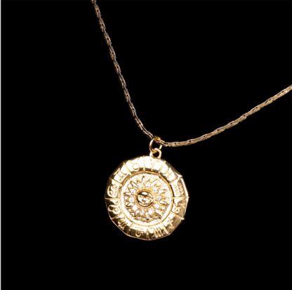 Pendant Amulet Magical Lucky Symbols,2020 Summer Golden Jewelry Vintage Pure 925 Sterling Silver Powerful Gift For  Women Men