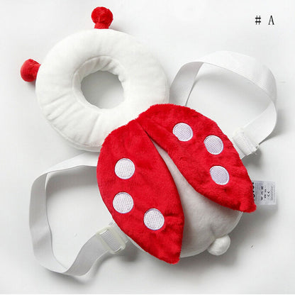 Cute Baby Infant Toddler Newborn Head Back Protector Safety Pad Harness Headgear Cartoon Baby Head Protection Pad