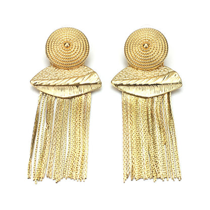 Tassel Earrings Metal Earrings Women's Personality Jewelry Earrings