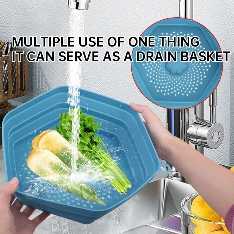 Microwave Oven Anti Spluttering Lid Collapsible Silicone Microwave Food Cover with Plate Microwave Cover lids