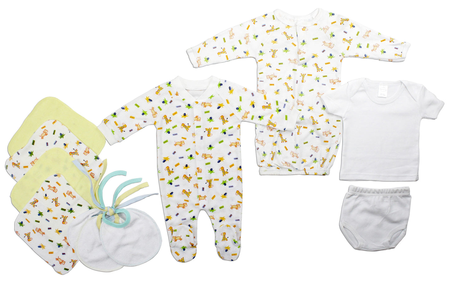 Neutral Newborn Baby 11 Pc Layette Baby Shower