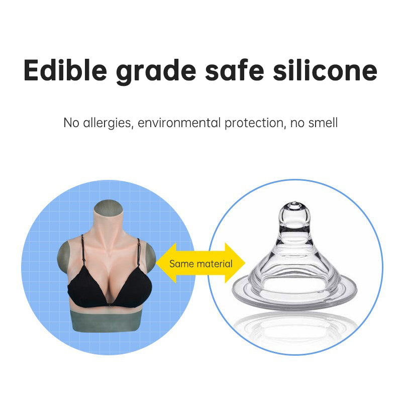 Silicone Breast Prostheses For Women's Lightweight Men's Anchor Cos Oversized Sexy Cross Dressing Fake Breasts