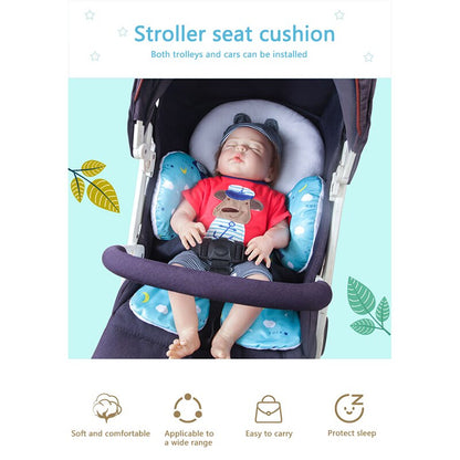 Baby Pusher Pad Thick Baby Protective Cotton Pad Two-sided Upholstered Child Safety Seat Cushion