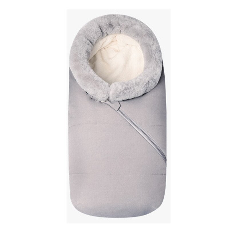 Newborn Baby Winter Warm Sleeping Bags Infant Button Swaddle Wrap Swaddling Stroller Wrap Toddler Blanket Children Sleeping Bags