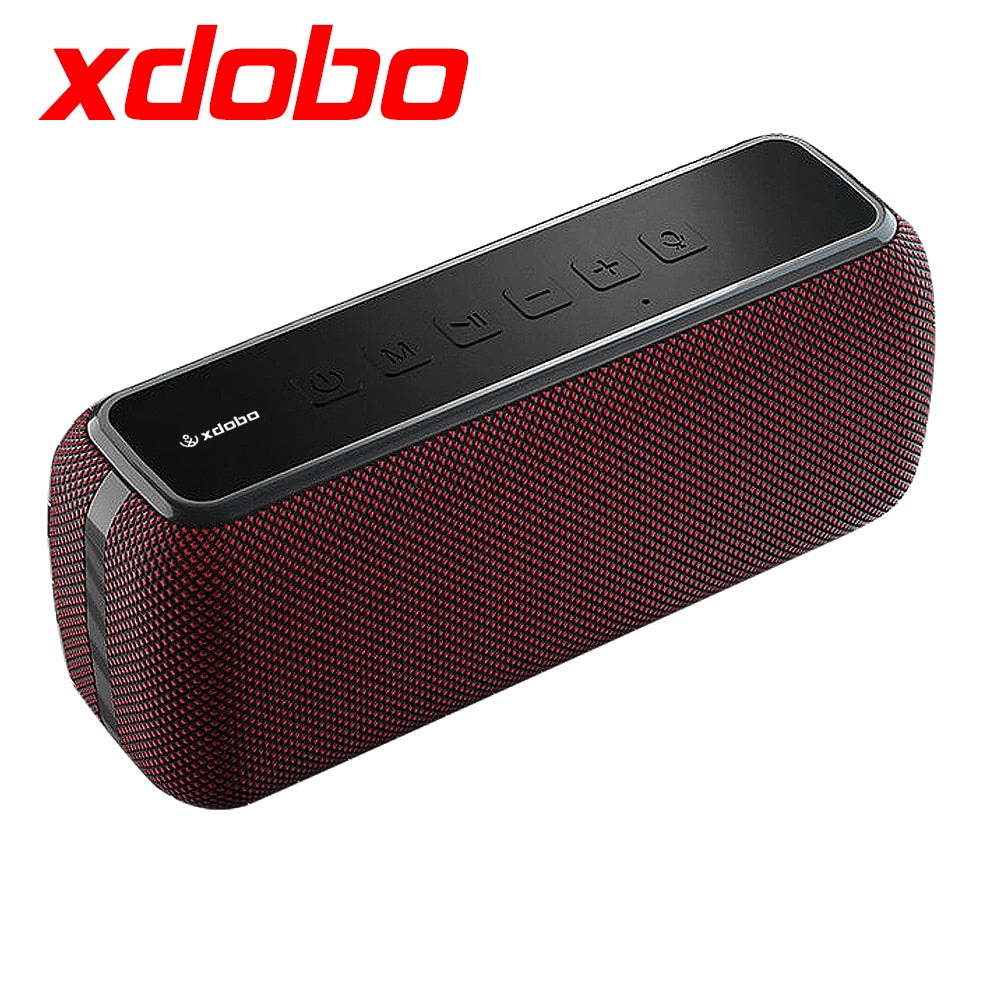 XDOBO X8 60W Portable Bluetooth Speakers Bass with Subwoofer Wireless IPX5 Waterproof TWS 15h Playing Time Voice Assistant Extra