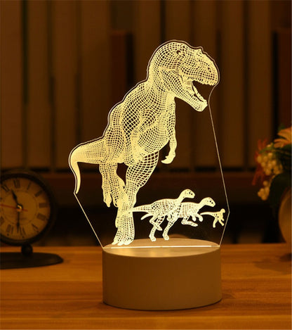 3D Night Light LED Table Light Creative Gift Bedhead Light Small Gift Valentine's Day Children's Day Gift