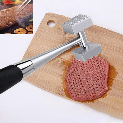 Spot Export to Europe Steak Hammer Knock Meat Hammer Loose meat hammer Stainless Steel Zinc Alloy Loose Meat Hammer Kitchen