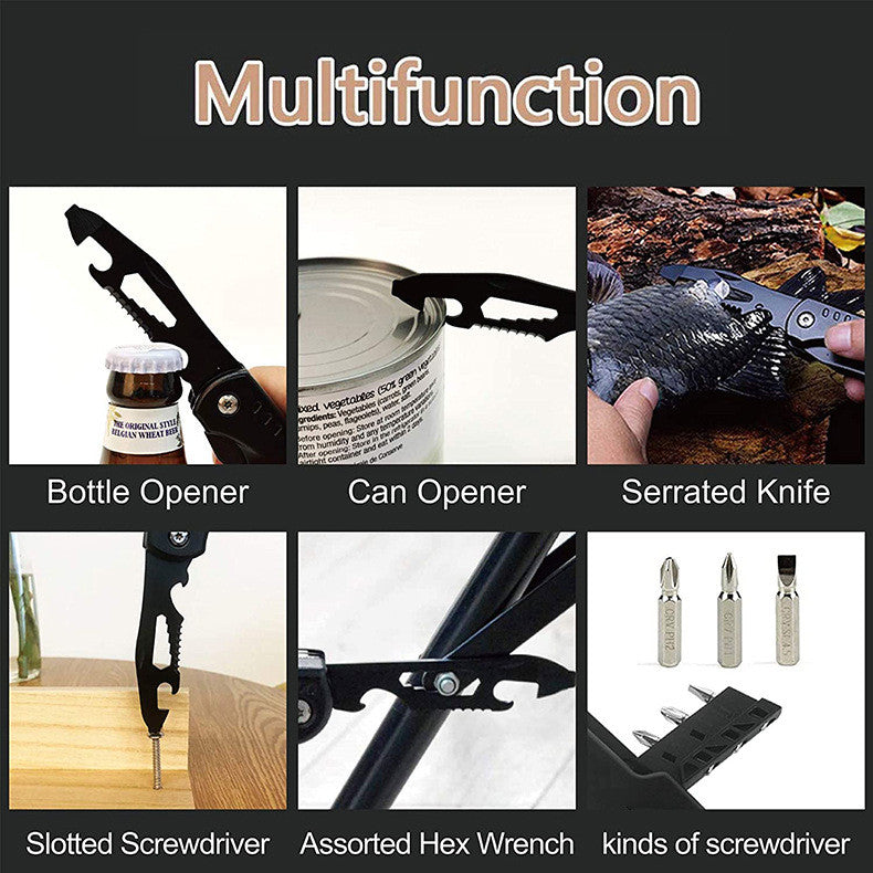 Outdoor Multifunctional Tools Portable Folding Hammer Car Emergency Multifunctional Horn Hammer