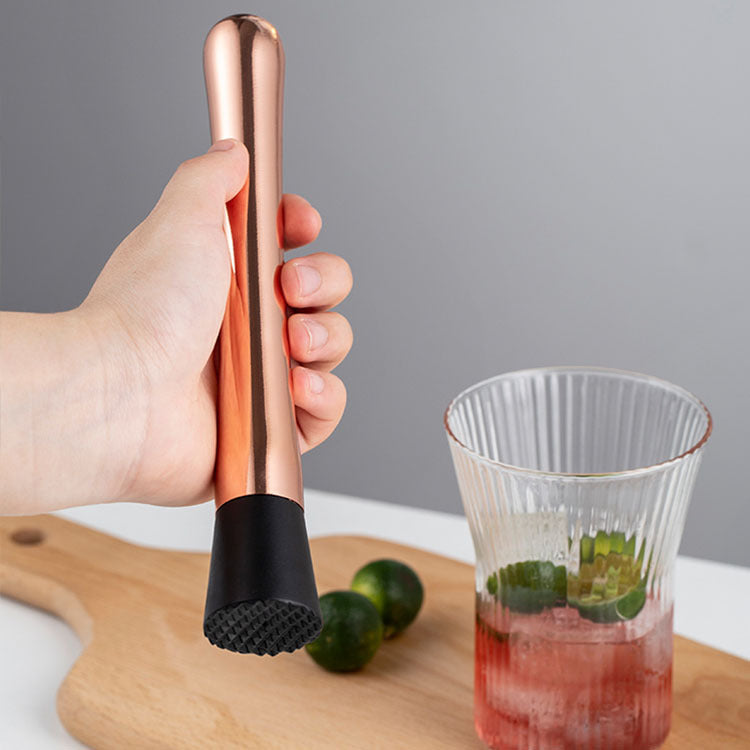 New 304 Stainless Steel Electroplating Crushed Popsicle Fruit Mashing Juice Pressing Hammer Bar Cocktail Lemon Hammer