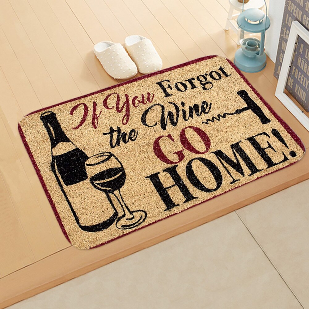 Welcome Doormat Entrance Anti-Slip Mat Hallway 10 Patterns Printed Carpet For Room Bedroom Home Kitchen Door Mat Art Pad