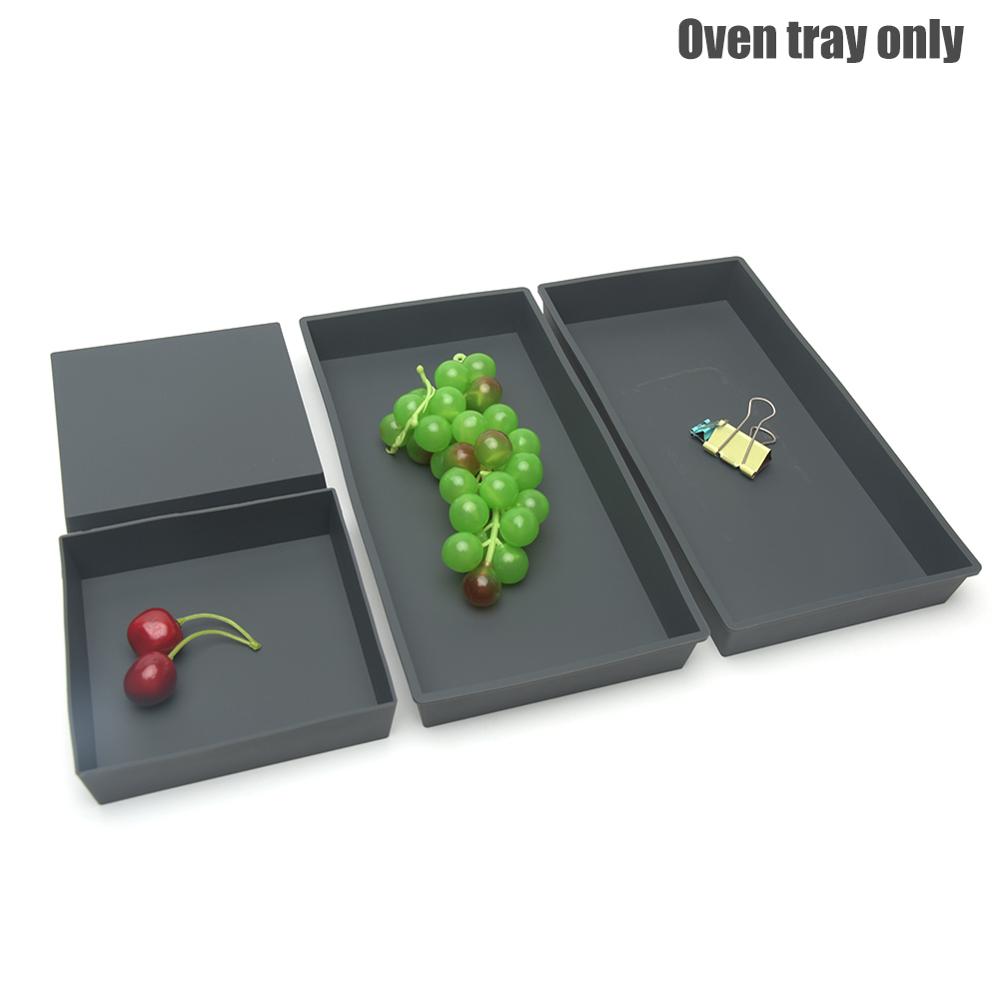 Dishwasher Safe Grey Soft Silicone Split Charging Non Stick Home Kitchen Solid Sheet Pan Cooking Reimagined BBQ Dining