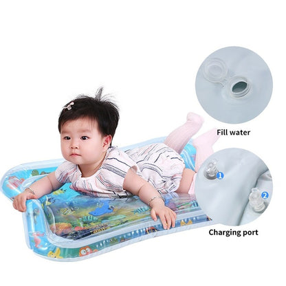 Baby Kids water play mat Inflatable thicken PVC infant Tummy Time Playmat Toddler Fun Activity Play Center water mat for babies